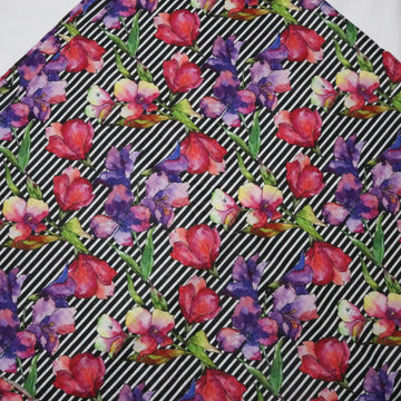 Bin Saeed 2PC Digital Printed Khaddar Unstitched Suit BS28924BWM