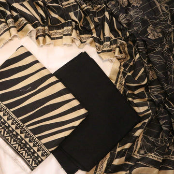 Bin Saeed 3PC Digital Printed Khaddar Unstitched Suit BS231223BS