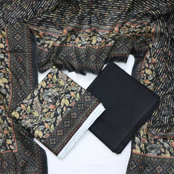Bin Saeed 3PC Digital Printed Khaddar Unstitched Suit BS1210243P10
