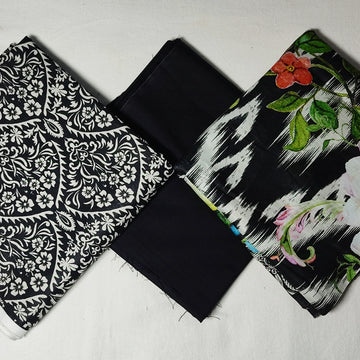 Bin Saeed 3PC Digital Printed Khaddar Unstitched Suit BS2110243P9