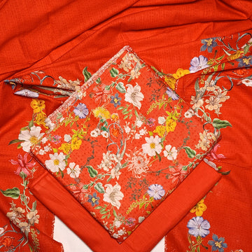 Bin Saeed 3PC Digital Printed Khaddar Unstitched Suit BS911243P8