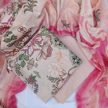 Bin Saeed 3PC Digital Printed Khaddar Unstitched Suit BS2711243P3