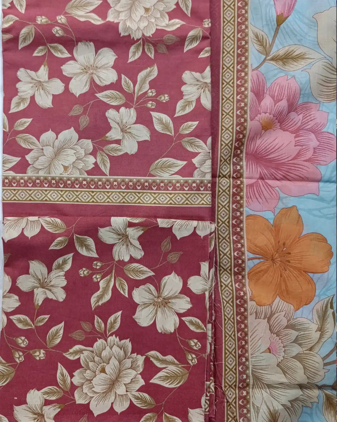 Bin Saeed 3PC Digital Printed Lawn Unstitched Suit BS1204253P2