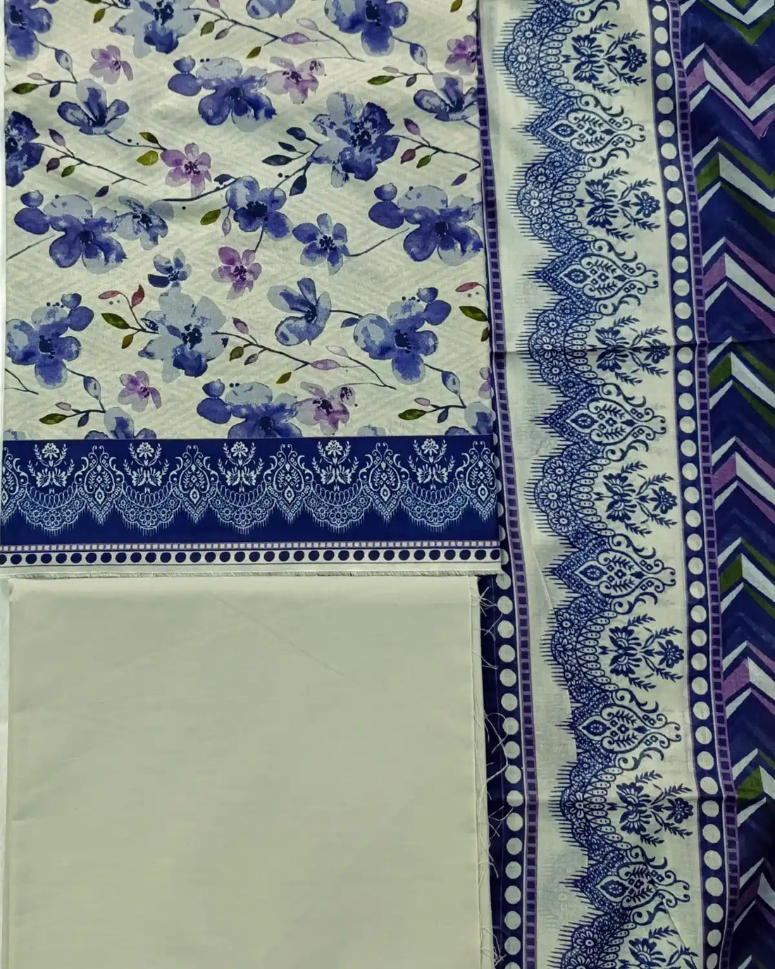 Bin Saeed 3PC Digital Printed Lawn Unstitched Suit BS1204253P6