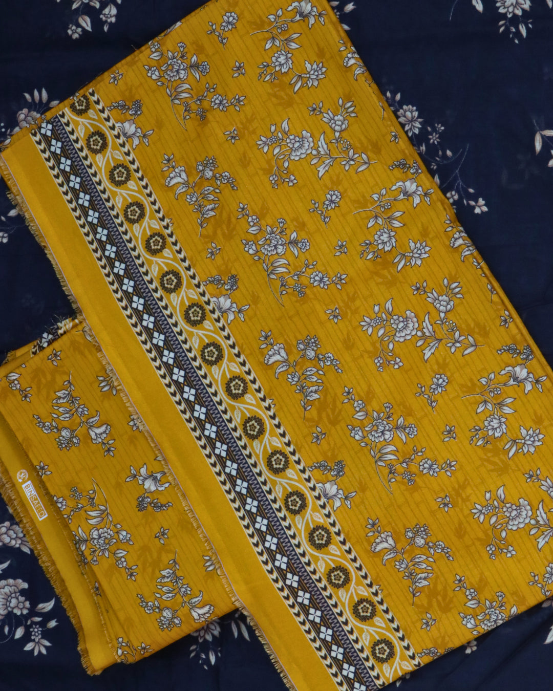 Bin Saeed 3PC Digital Printed Lawn Unstitched Suit BS2501253P7