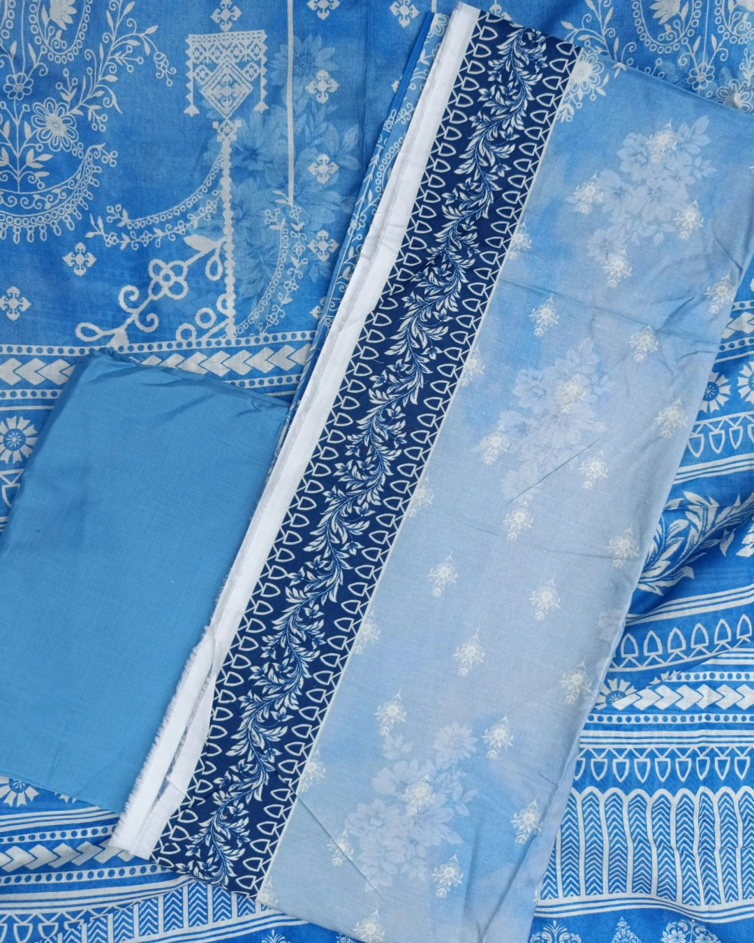 Bin Saeed 3PC Digital Printed Lawn Unstitched Suit BS1502253P2