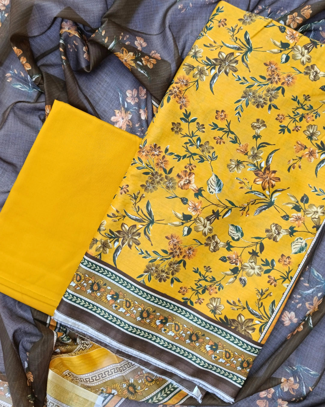 Bin Saeed 3PC Digital Printed Lawn Unstitched Suit BS0103253P11